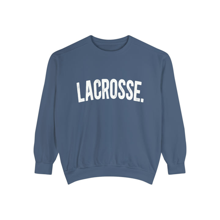 Rustic Design Lacrosse Adult Unisex Premium Crewneck Sweatshirt