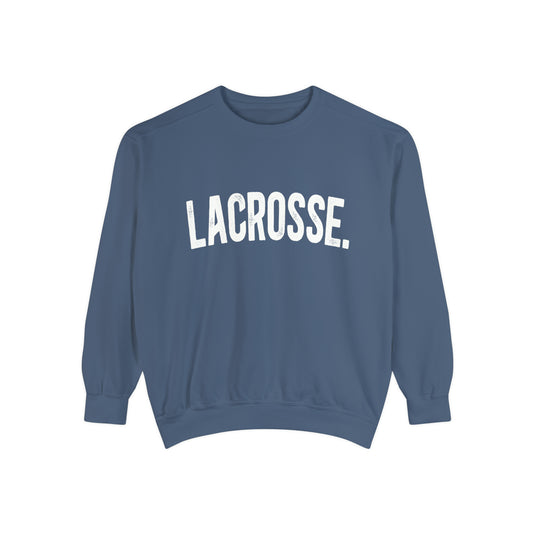 Rustic Design Lacrosse Adult Unisex Premium Crewneck Sweatshirt