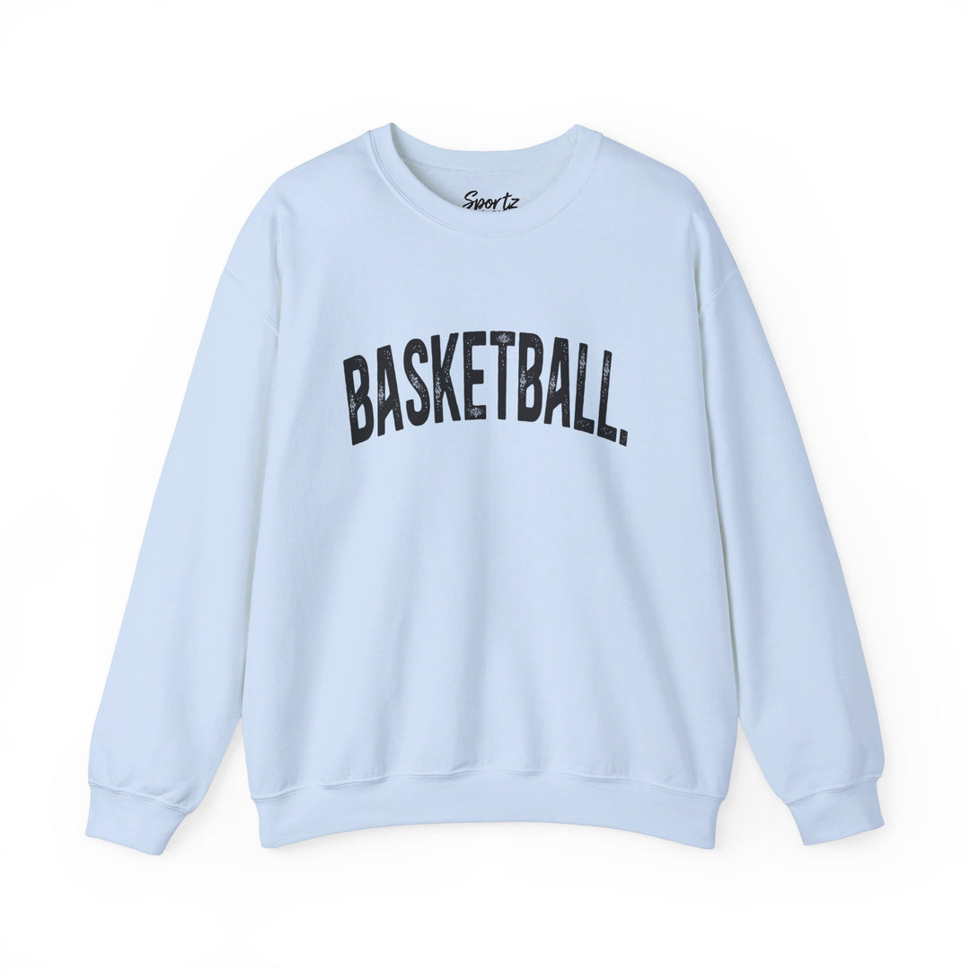 Rustic Design Basketball Adult Unisex Crewneck Sweatshirt