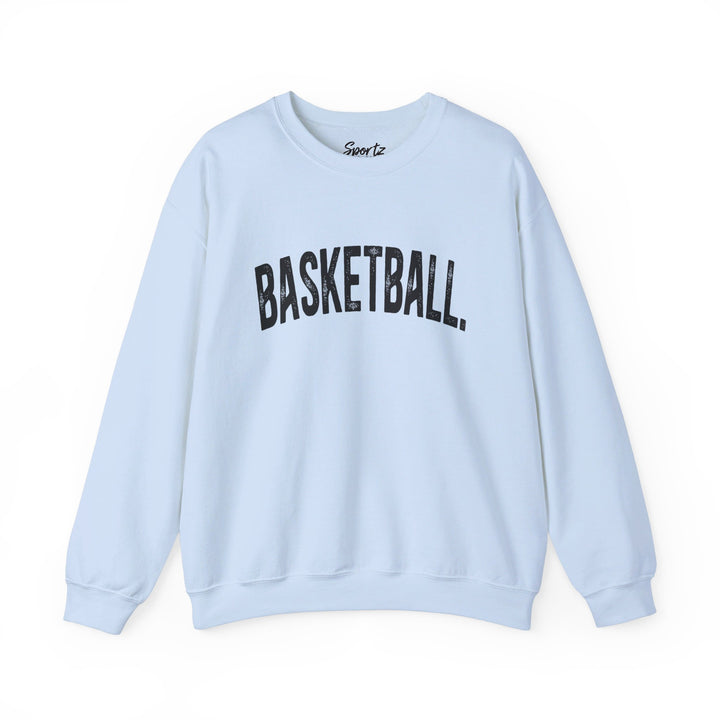Rustic Design Basketball Adult Unisex Crewneck Sweatshirt