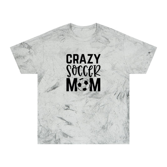 Crazy Soccer Mom Adult Unisex Colorblast T-Shirt