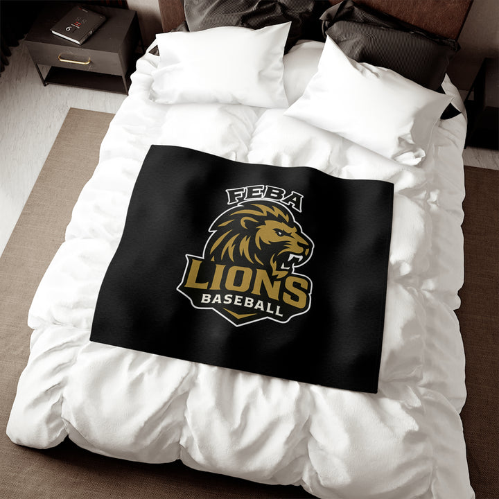 FEBA Lions Baseball Sweatshirt Blanket