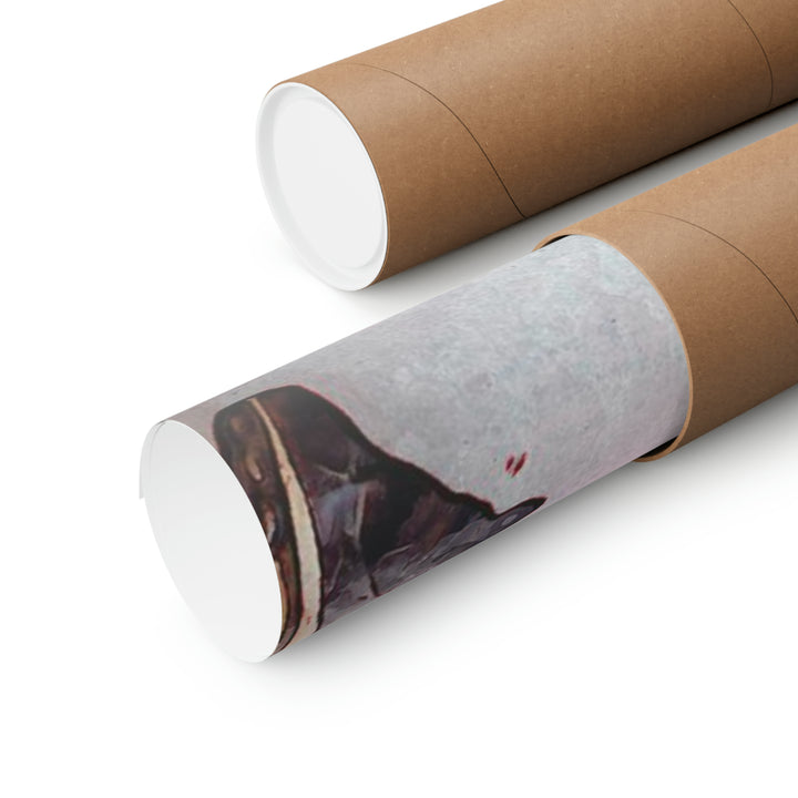 Matte Vertical Poster w/Watercolor Effect