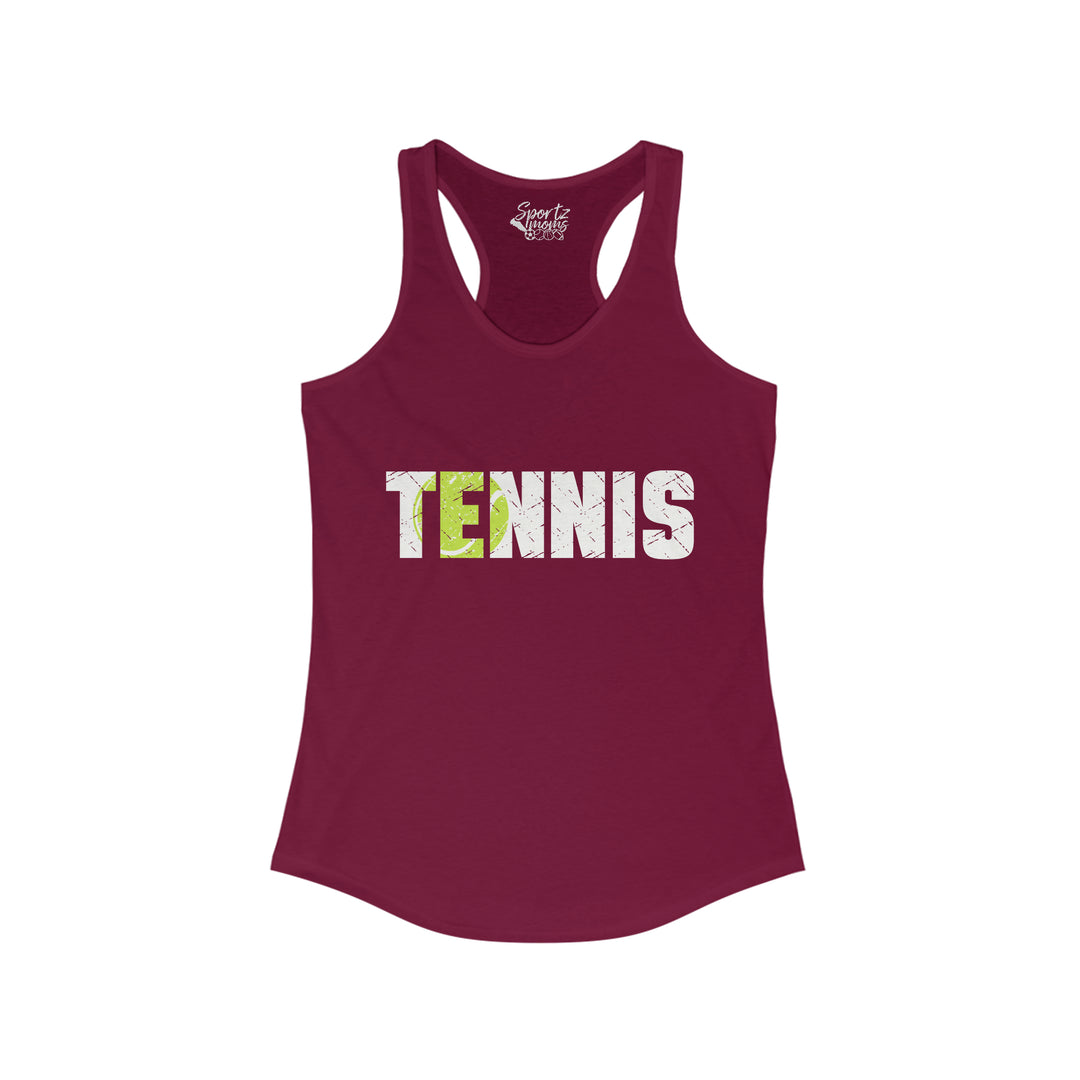 Tennis Adult Women's Racerback Tank