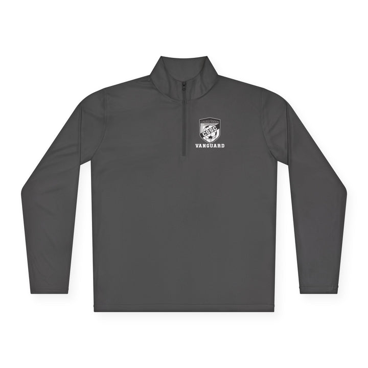 College Station Soccer Club Vanguard Unisex Adult Long Sleeve Quarter-Zip Pullover