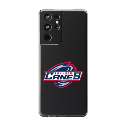 Palm Harbor Lady Canes Clear Phone Case