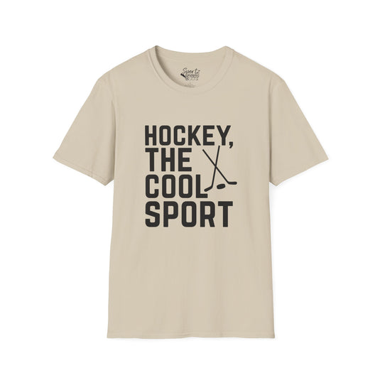 Hockey The Cool Sport Adult Unisex Basic T-Shirt