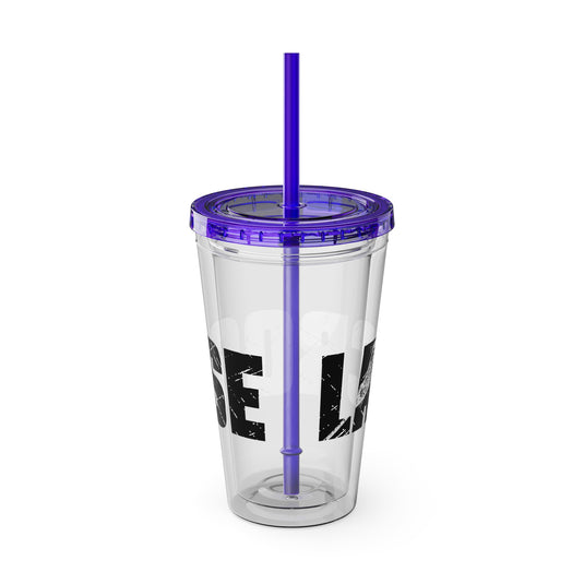 Lacrosse 16 oz Sunsplash Tumbler with Straw