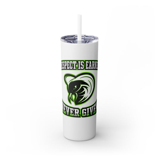 Courthouse Cobras 20oz Skinny Tumbler - Respect Design