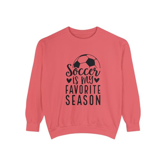 Soccer is My Favorite Season Adult Unisex Premium Crewneck Sweatshirt