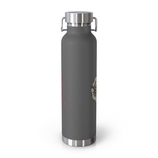 Southern Grit Copper Vacuum Insulated Bottle 22oz w/Both Logos