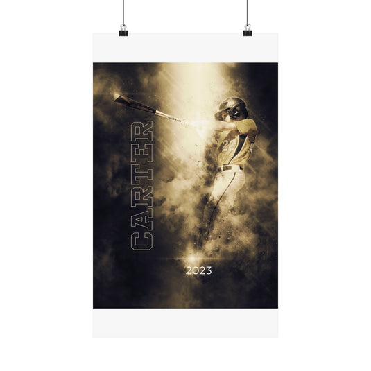 Matte Vertical Poster w/Smoke Effect