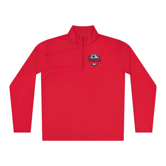 Trenton Soccer Association Unisex Adult Long Sleeve Quarter-Zip Pullover