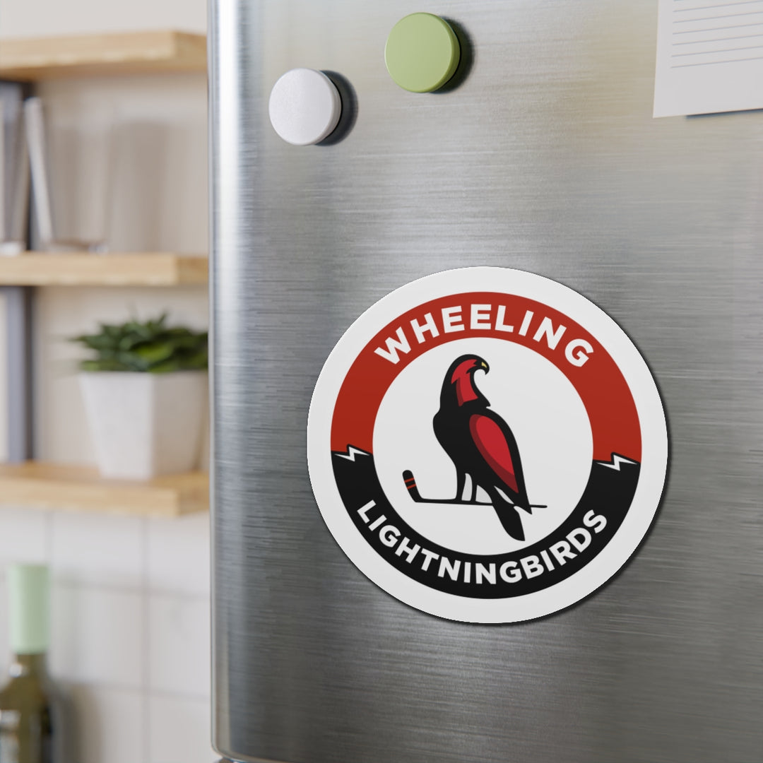Wheeling Lightningbirds Die-Cut Magnets