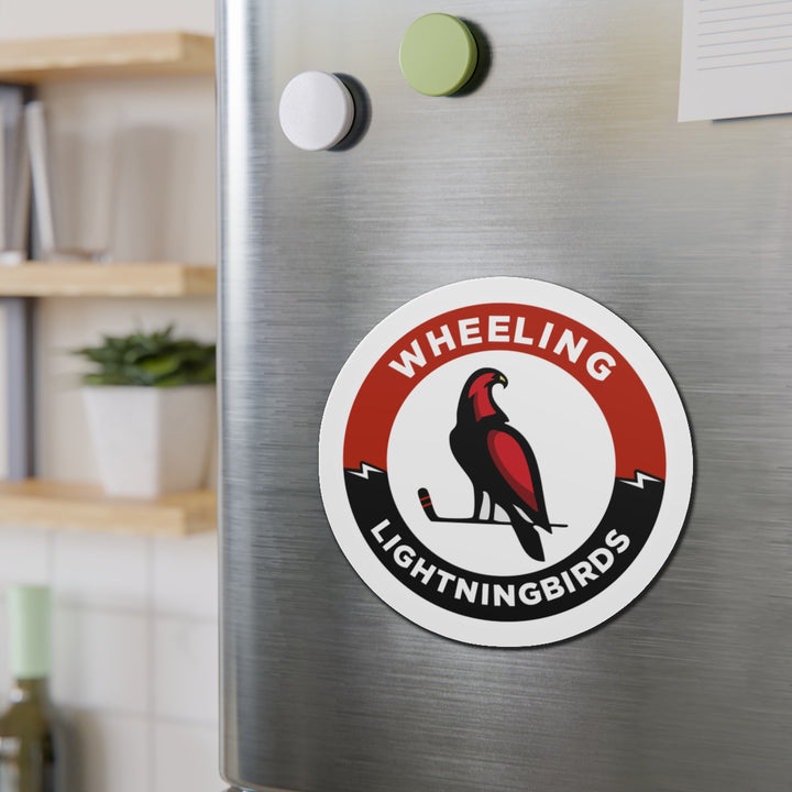 Wheeling Lightningbirds Die-Cut Magnets