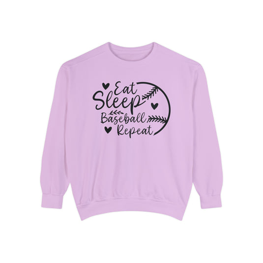 Eat Sleep Baseball Repeat Adult Unisex Premium Crewneck Sweatshirt