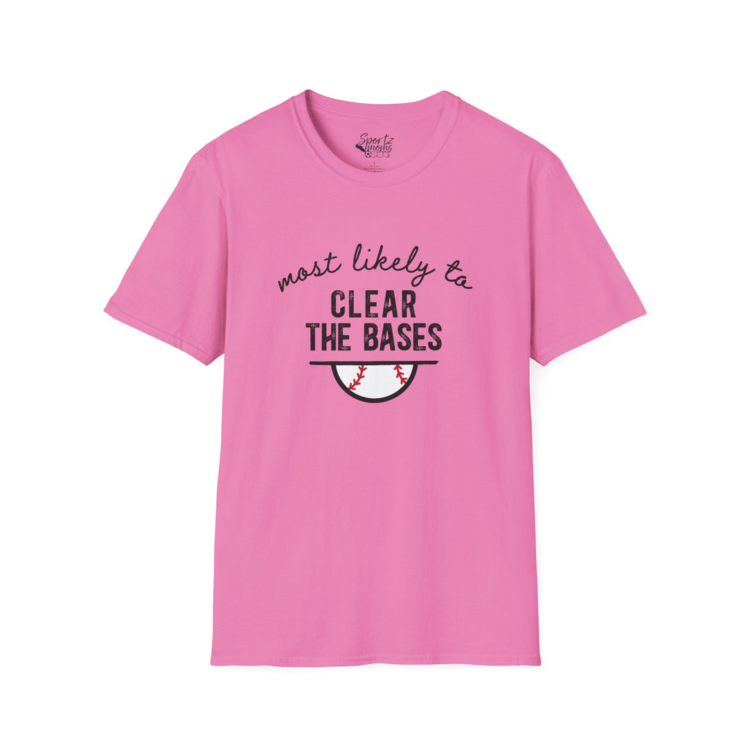 Most Likely To Baseball Adult Unisex T-Shirt