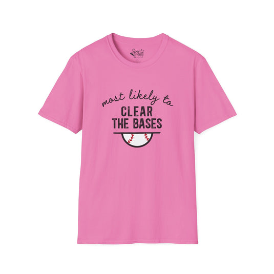 Most Likely To Baseball Adult Unisex Basic T-Shirt