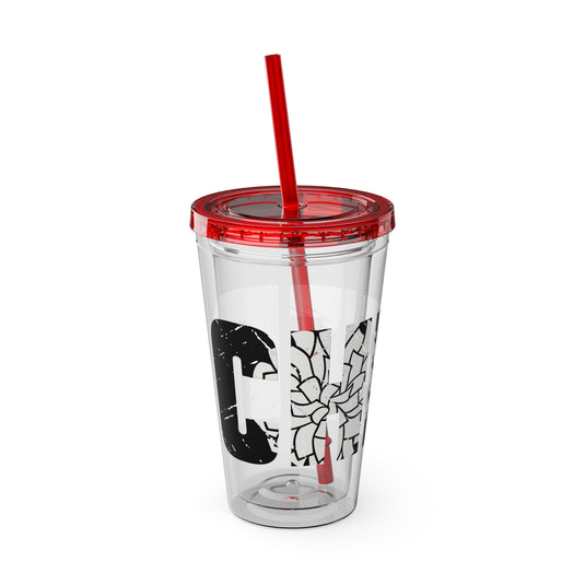 Cheer 16 oz Sunsplash Tumbler with Straw