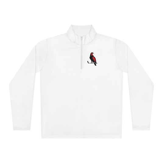 Wheeling Lightningbirds Unisex Adult Long Sleeve Quarter-Zip Pullover - Bird Logo Only