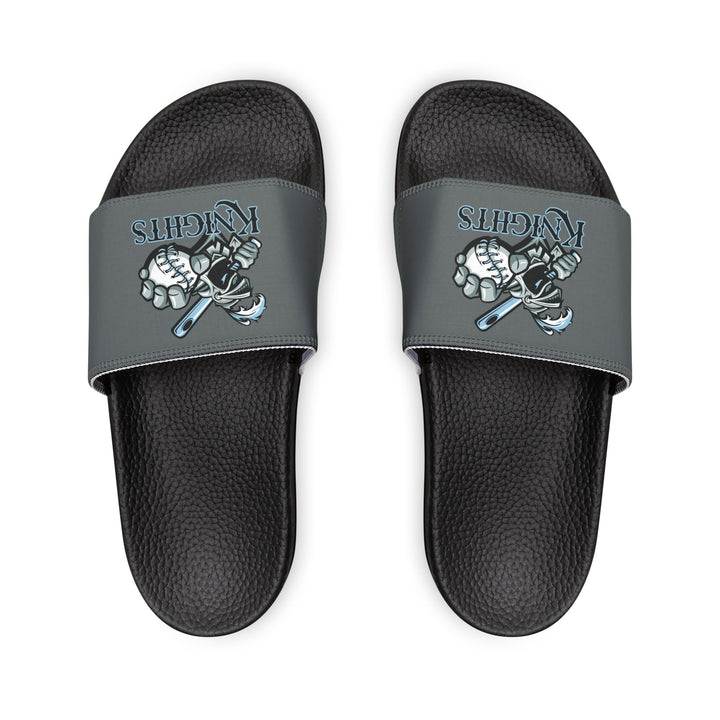 Knights Men's Slide Sandals Dark Grey