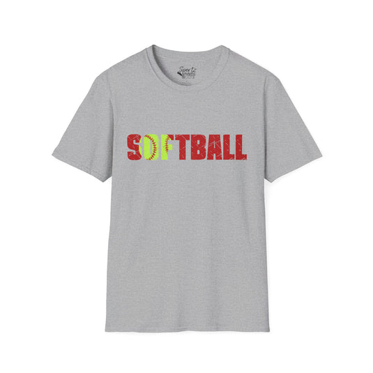 Softball Adult Unisex Basic T-Shirt
