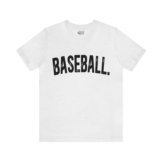 Rustic Design Baseball Adult Unisex Mid-Level T-Shirt