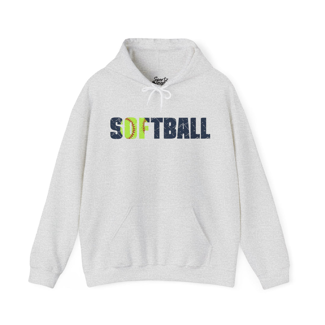 Softball Adult Unisex Hooded Sweatshirt