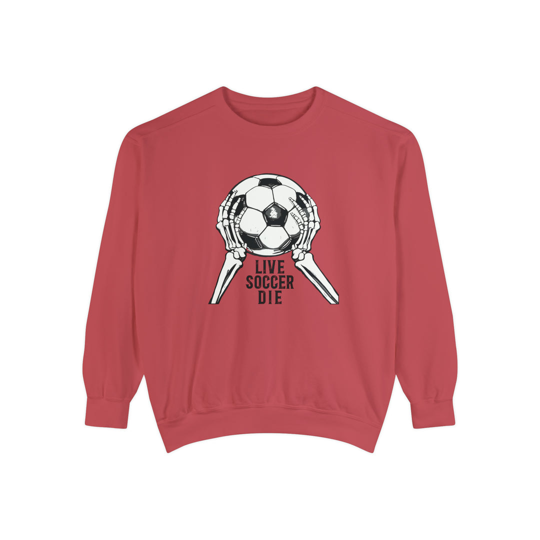Live Soccer Die Adult Unisex Premium Crewneck Sweatshirt