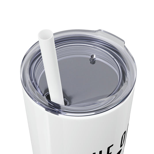 The Only BS I Need Baseball 20oz Skinny Tumbler with Straw in Matte or Glossy