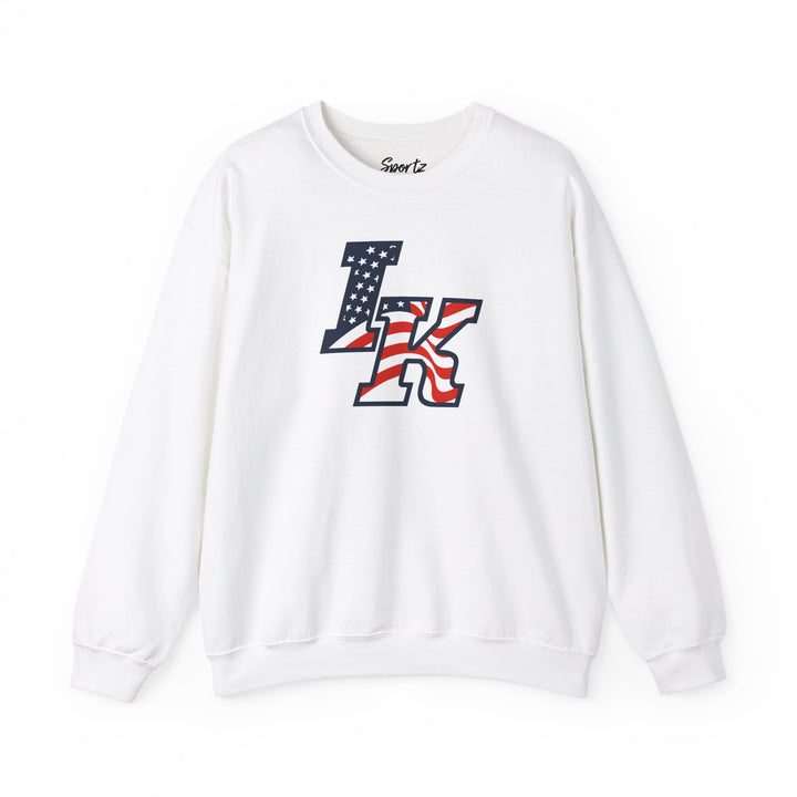Iron Knights Adult Unisex Crewneck Sweatshirt W/Flag Logo Only
