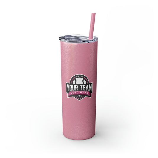 Skinny Tumbler with Straw 20oz