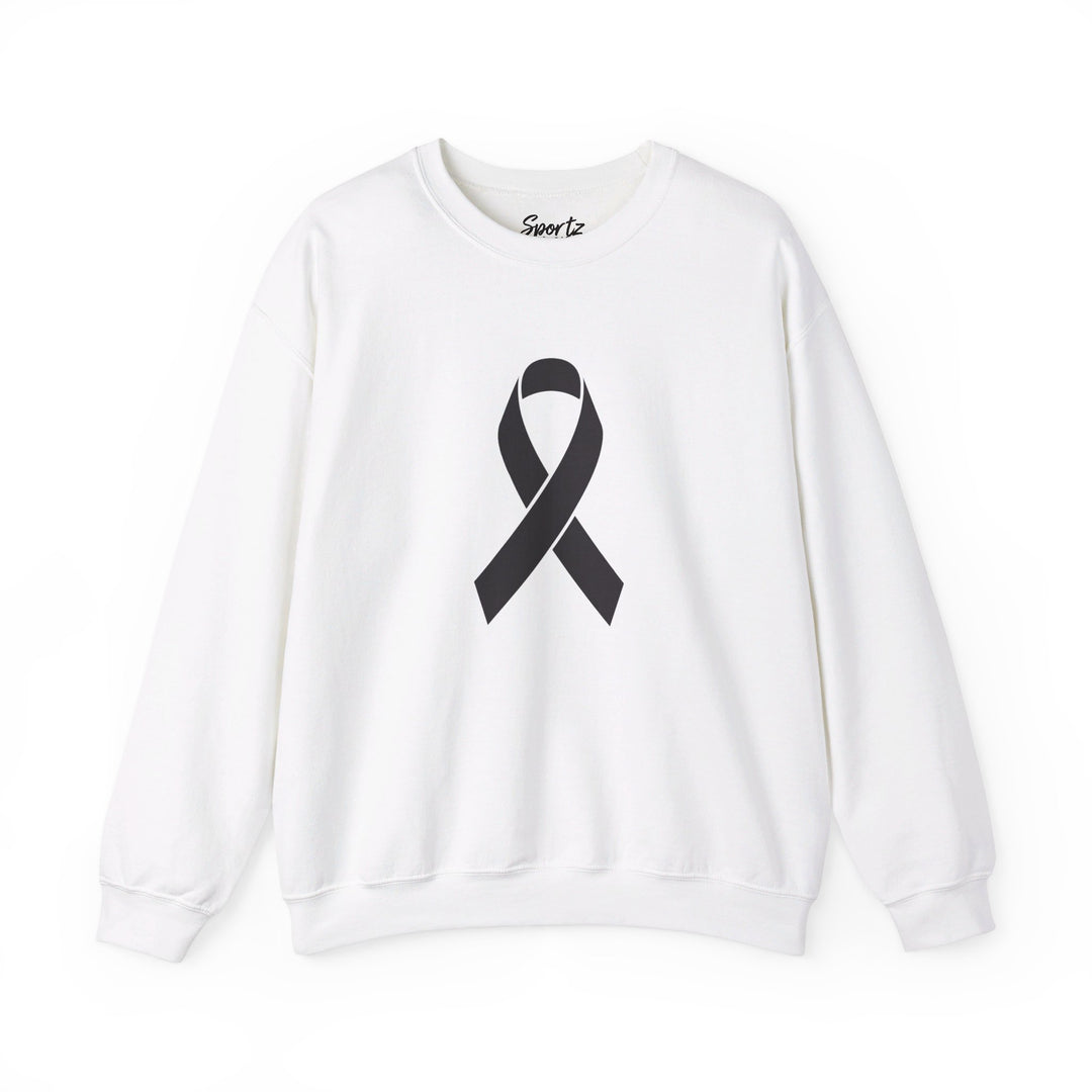 Cancer Ribbon Adult Unisex Crewneck Sweatshirt