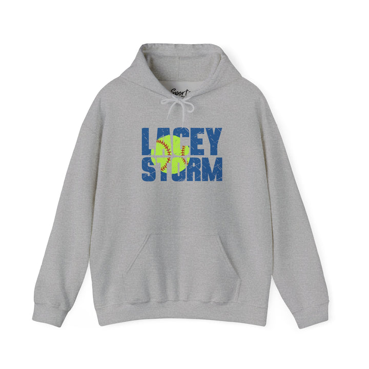 Lacey Storm Unisex Adult Hooded Sweatshirt - Softball Design
