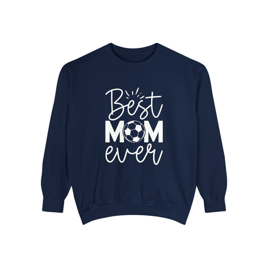 Best Mom Ever Soccer Adult Unisex Premium Crewneck Sweatshirt