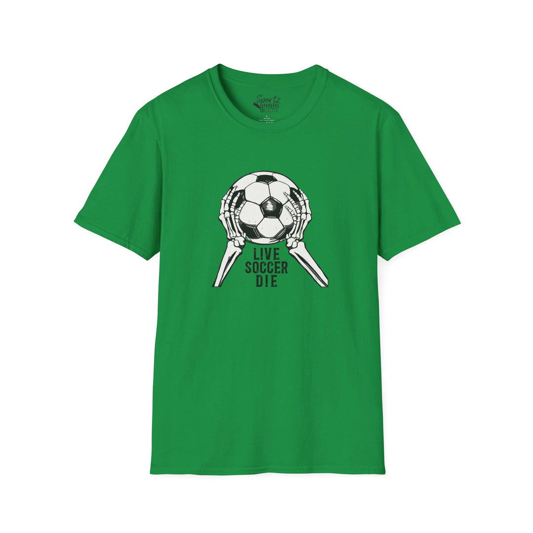Live Soccer Die Adult Unisex T-Shirt