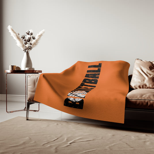 Basketball Sweatshirt Blanket