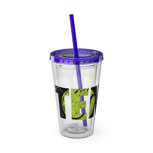 Tennis 16 oz Sunsplash Tumbler with Straw