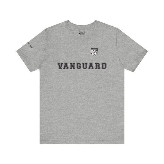 College Station Soccer Club Vanguard Unisex Adult T-Shirt w/ Logo on Left Chest