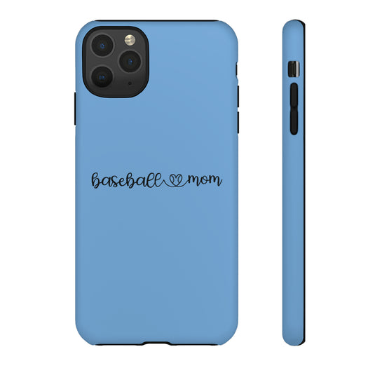 Baseball Mom Phone Case with Heart