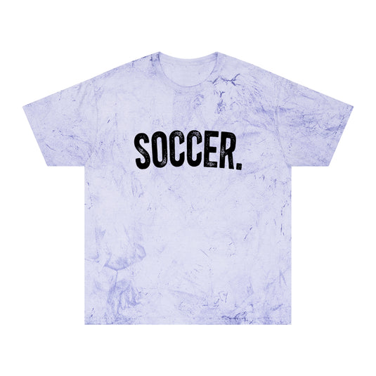 Rustic Design Soccer Adult Unisex Colorblast T-Shirt