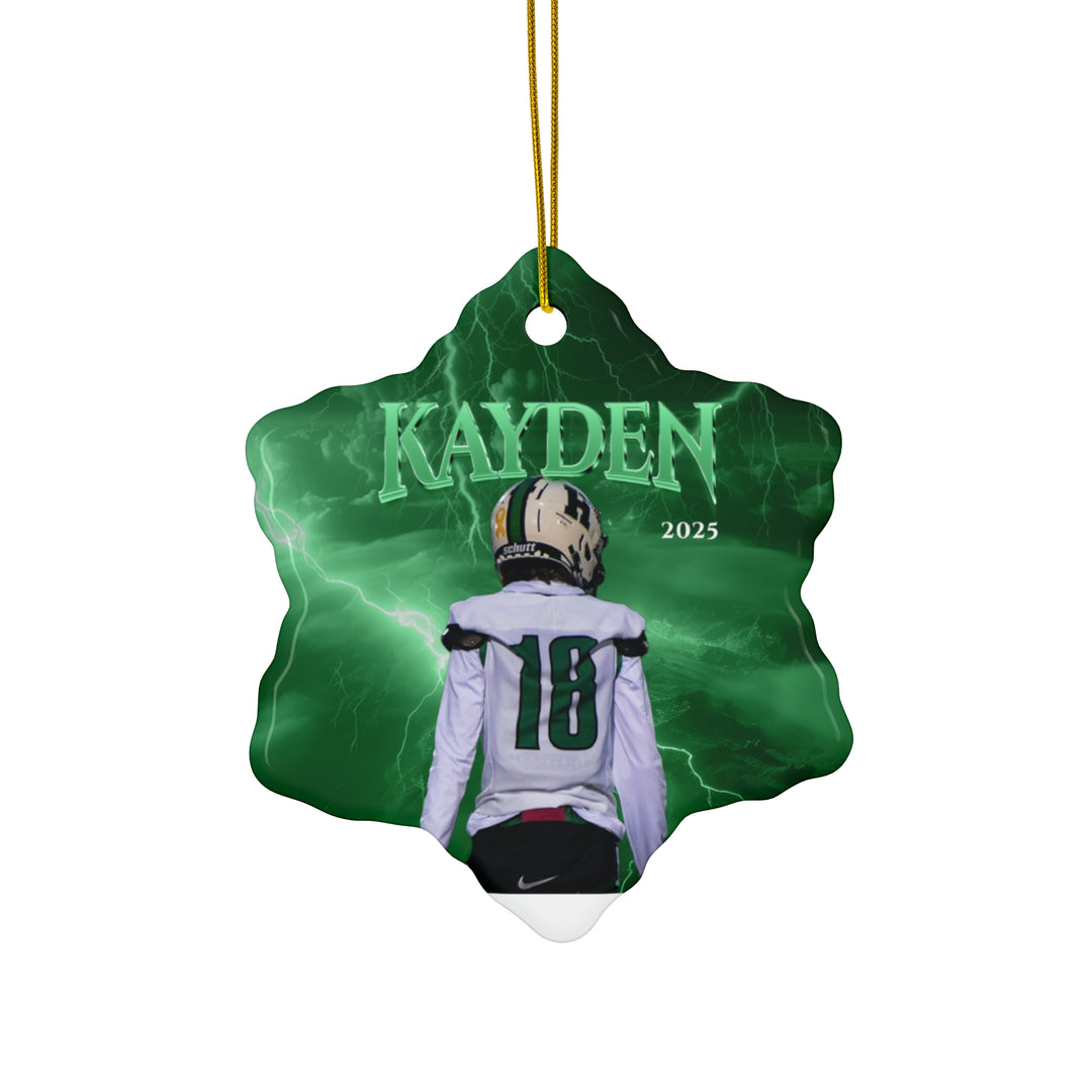 Fusion Design Ceramic Ornament