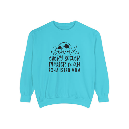 Behind Every Soccer Player Adult Unisex Premium Crewneck Sweatshirt