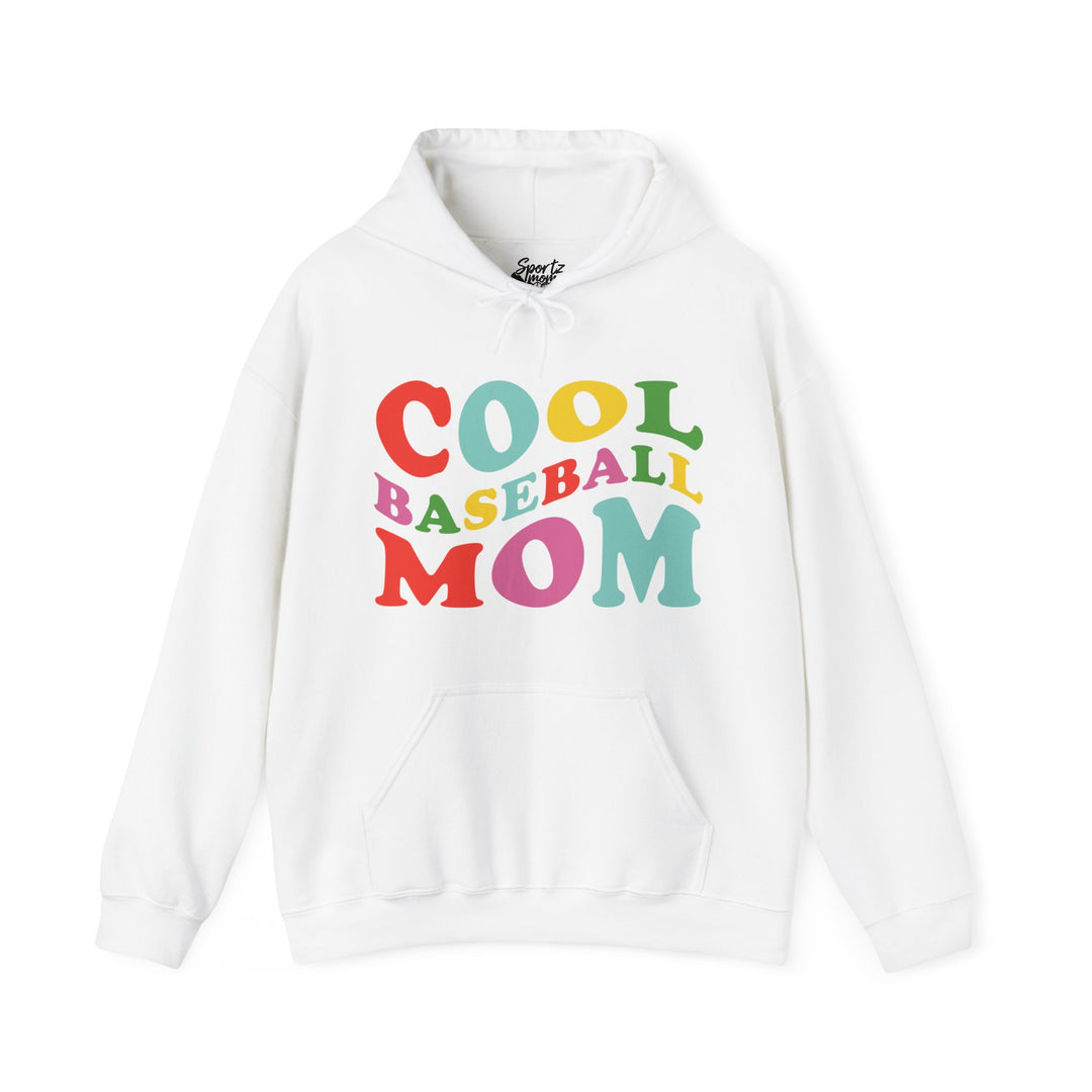 Cool Baseball Mom Adult Unisex Hooded Sweatshirt