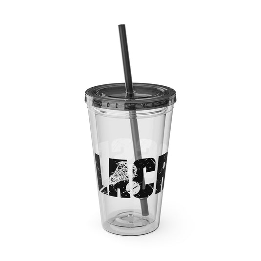 Lacrosse 16 oz Sunsplash Tumbler with Straw