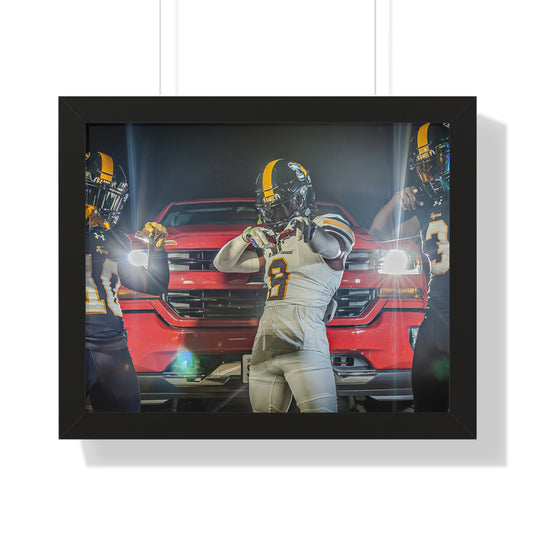 Offside Sports Photography Framed Horizontal Poster