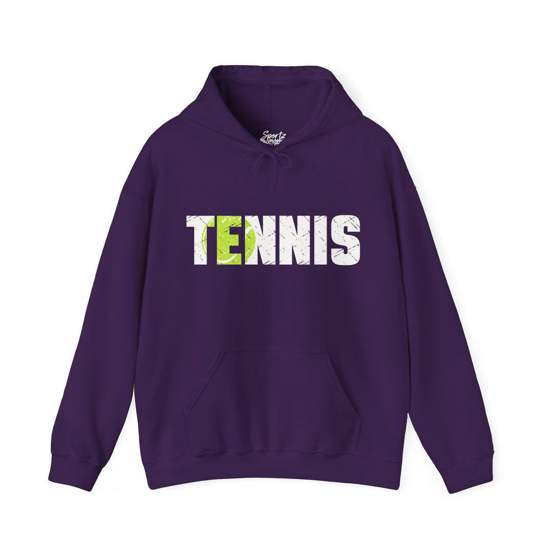 Tennis Adult Unisex Hooded Sweatshirt