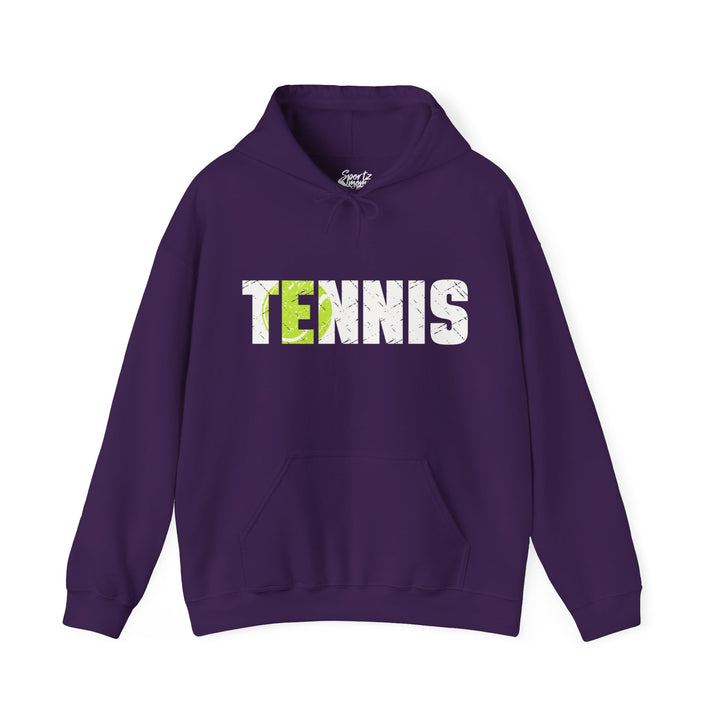 Tennis Adult Unisex Hooded Sweatshirt