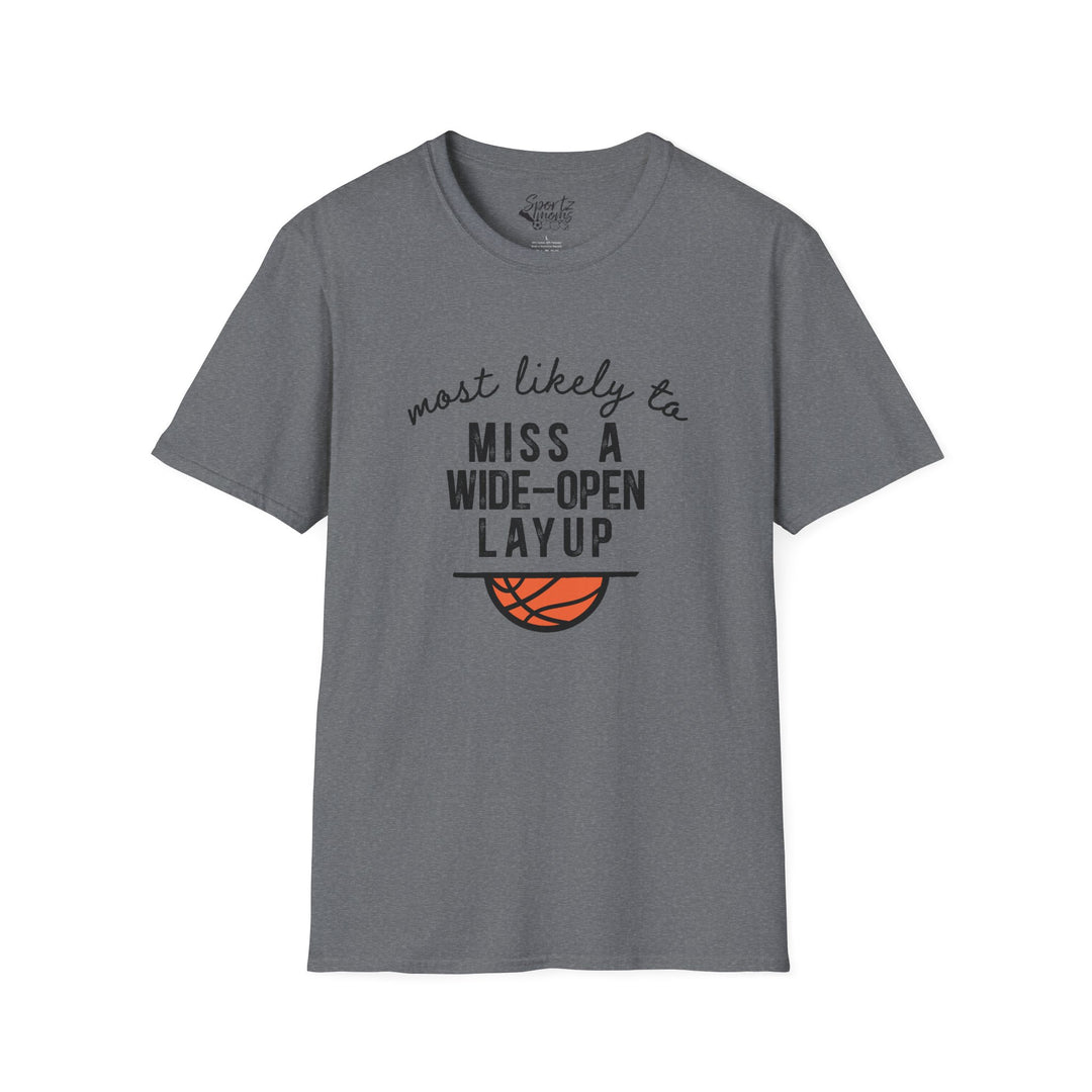 Most Likely To Basketball Adult Unisex T-Shirt