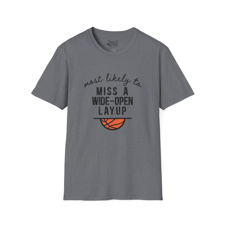 Most Likely To Basketball Adult Unisex T-Shirt